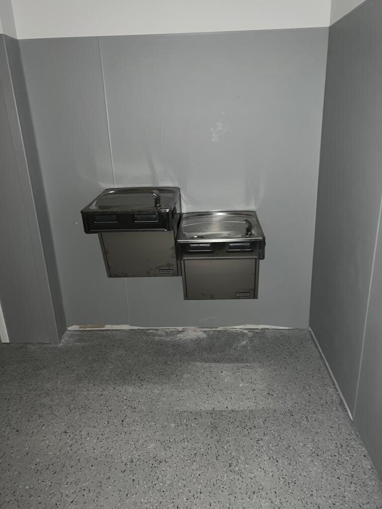 Commercial drinking fountain installation in Homer Glen IL