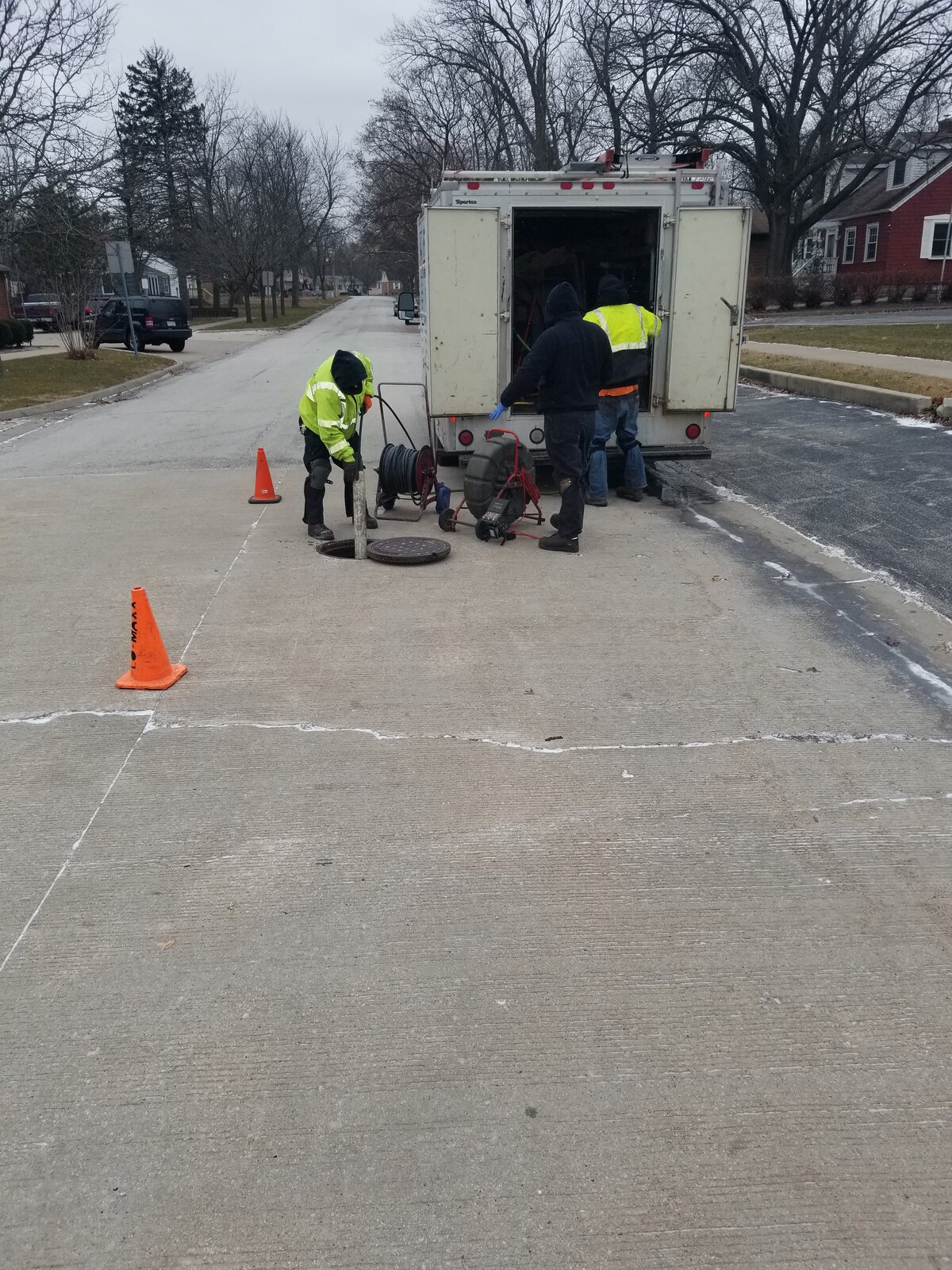 Hydro jetting camera inspection in Southwest Suburbs IL