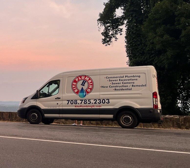 Rite Plumbing service van in Orland Park IL